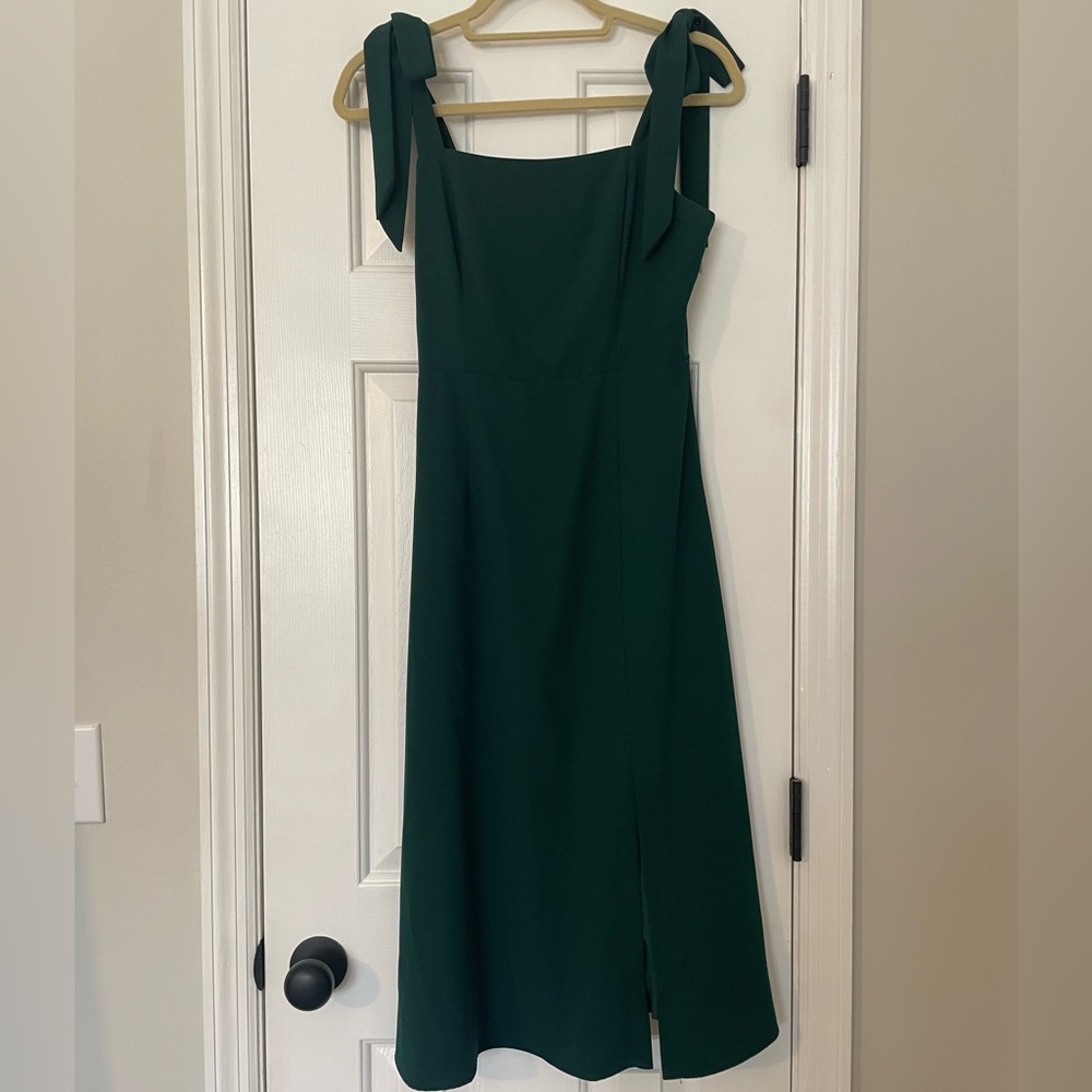 Green Tie Dress - Perfect for Wedding & Bridesmaids